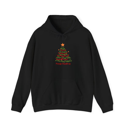 Christmas Tree Sketch Hoodie