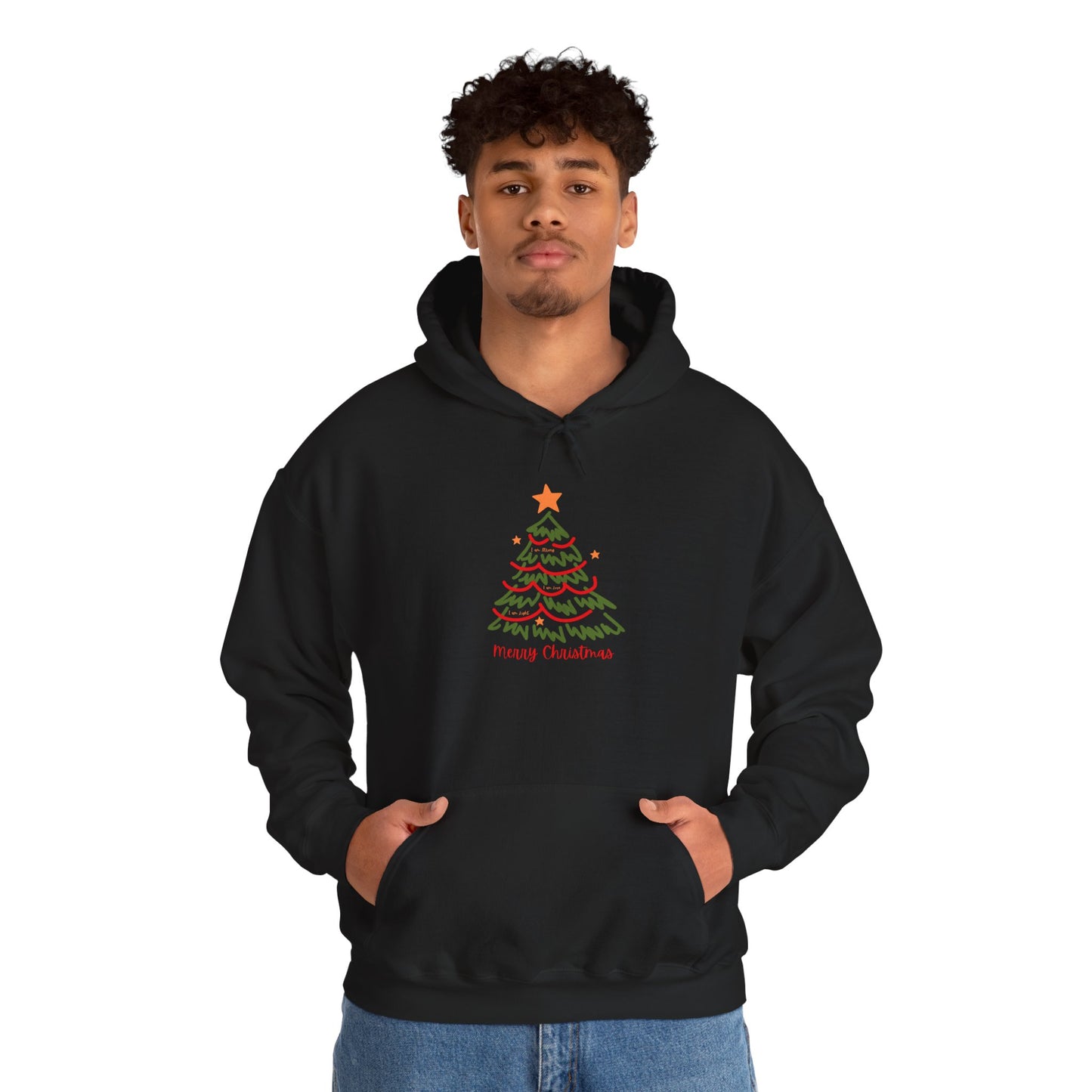 Christmas Tree Sketch Hoodie
