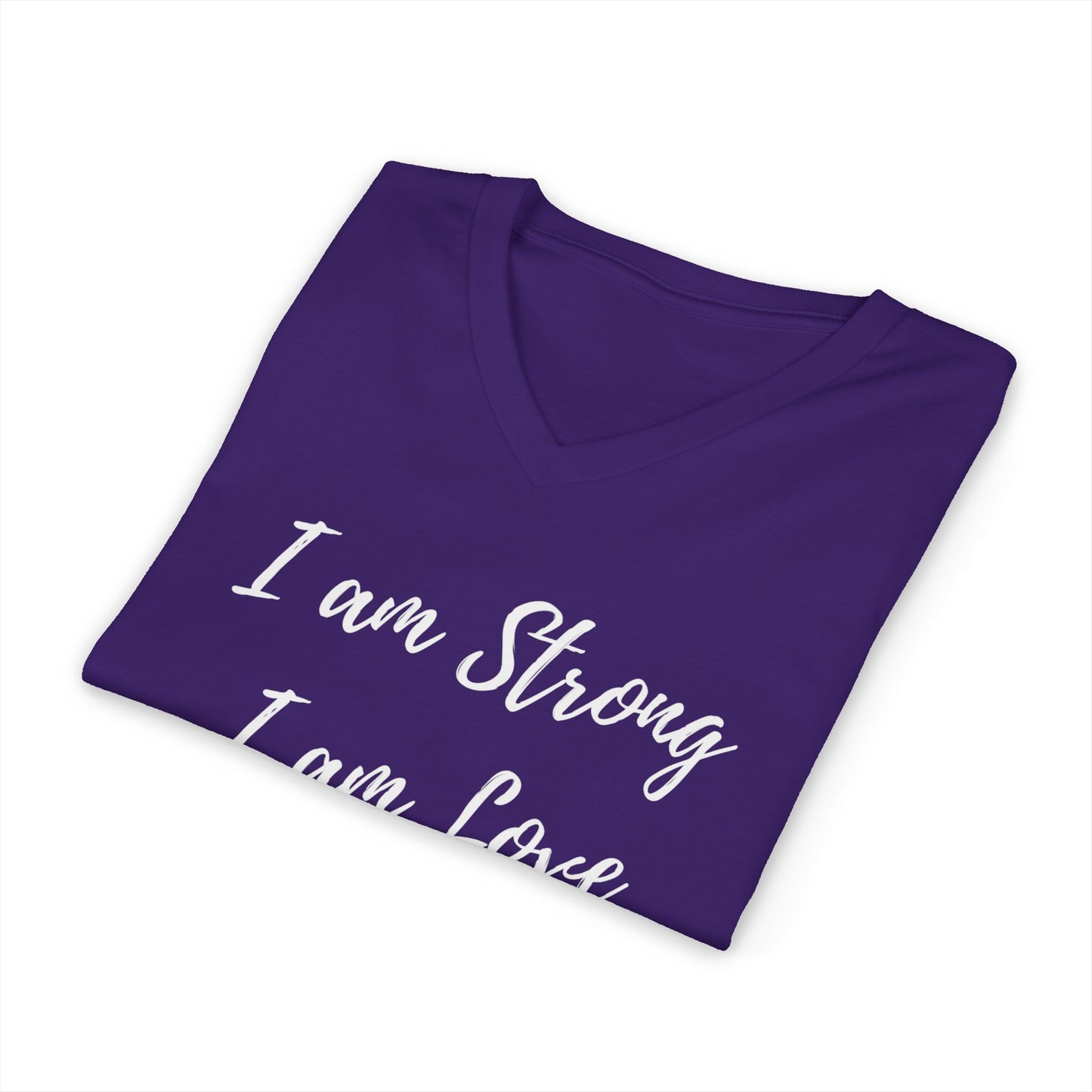 I am Light Jersey Short Sleeve V-Neck Tee