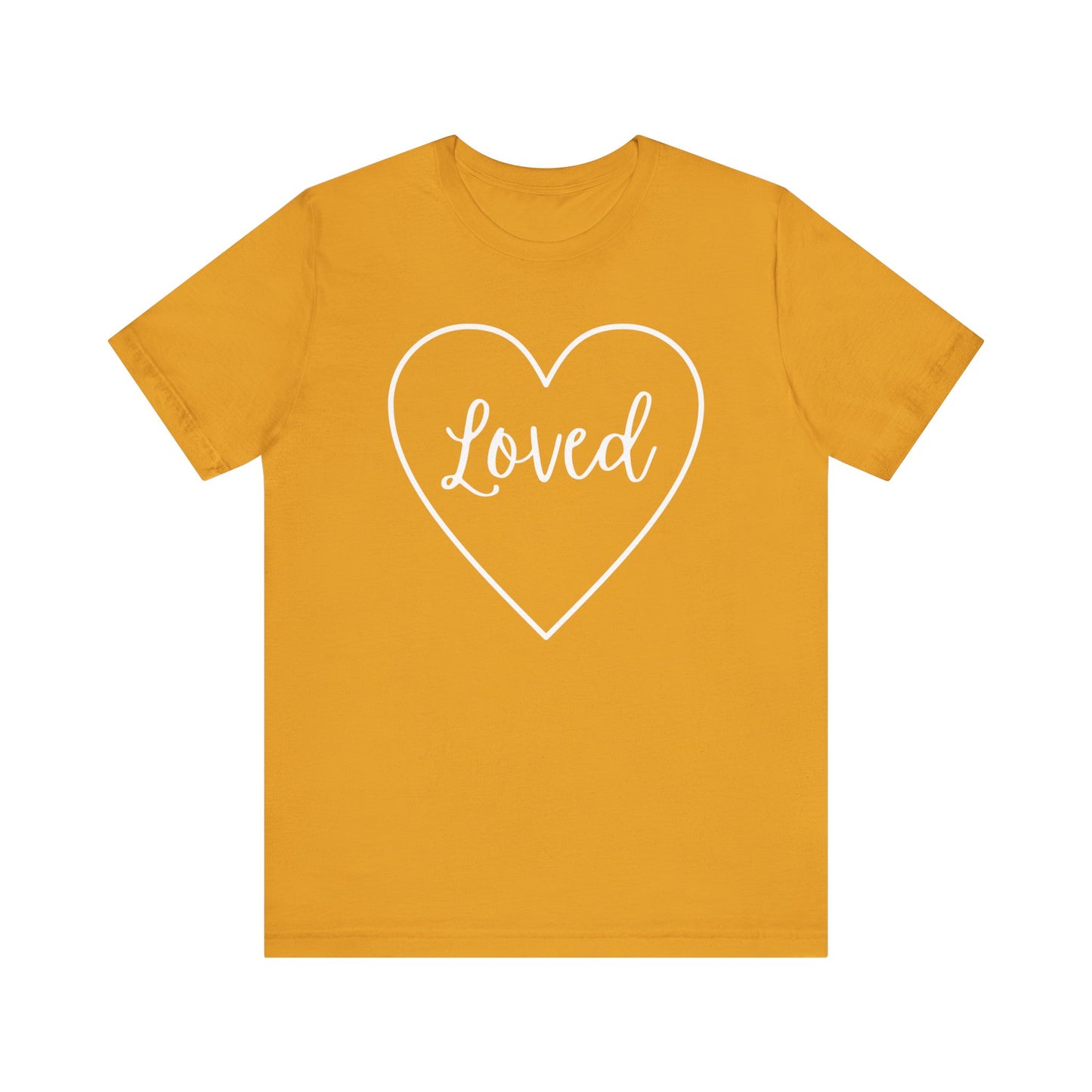 Loved Heart Unisex Jersey Tee