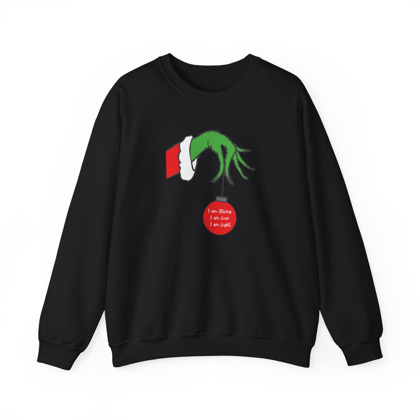 Grinch Hand Ornament Sweatshirt