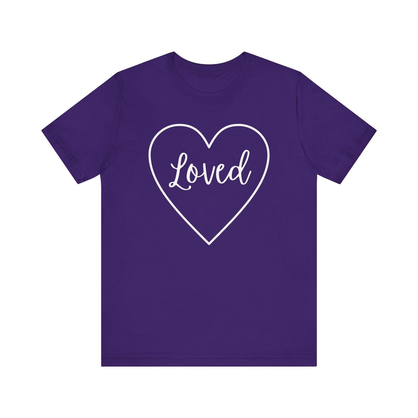 Loved Heart Unisex Jersey Tee