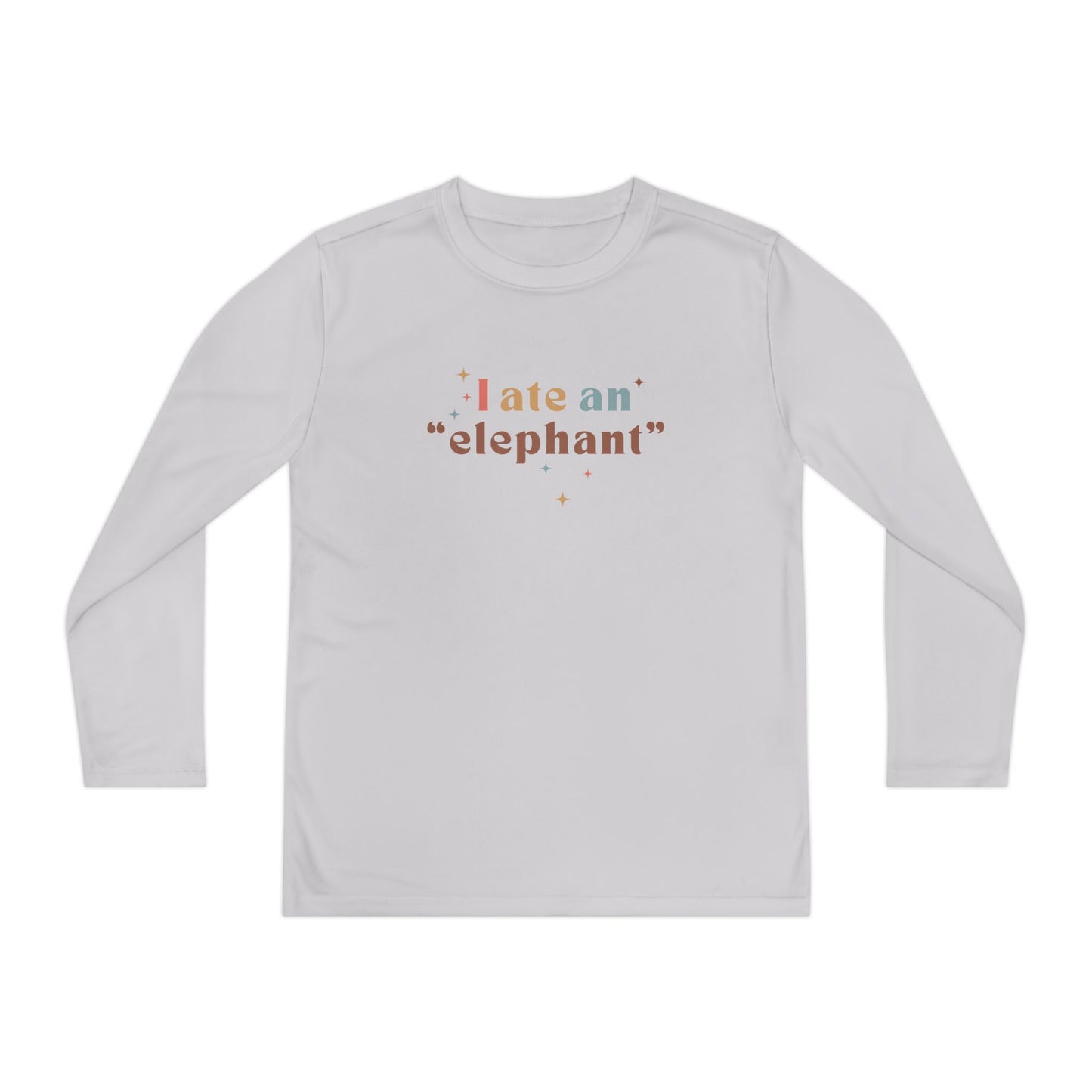"I Ate an 'Elephant'" Teen Long Sleeve Tee