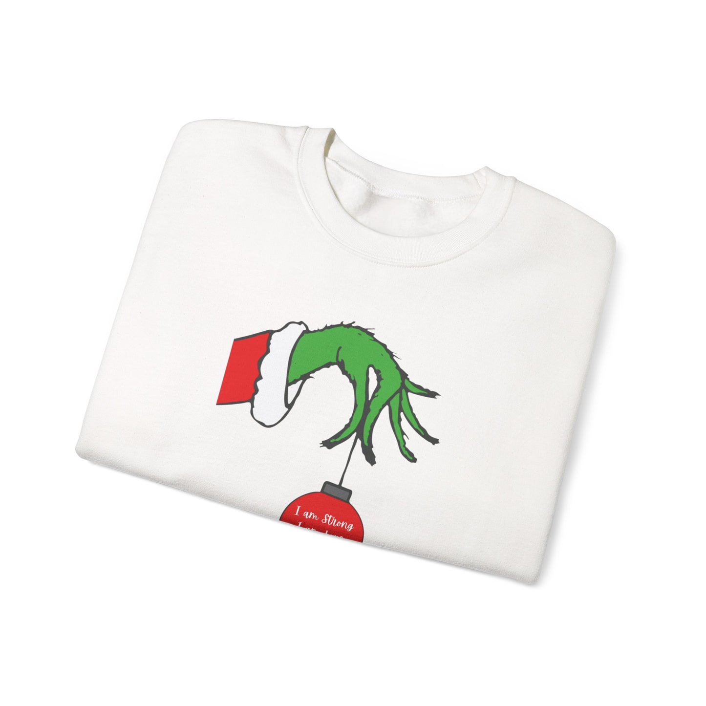 Grinch Hand Ornament Sweatshirt