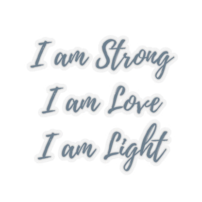 I am Light Kiss-Cut Stickers