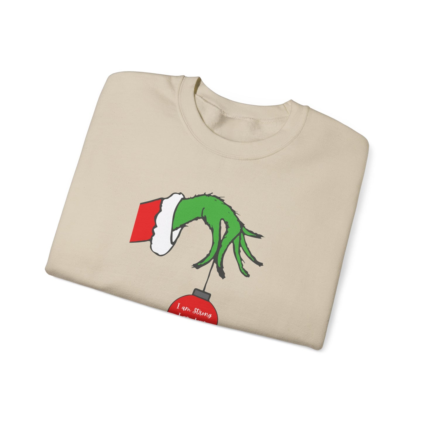 Grinch Hand Ornament Sweatshirt