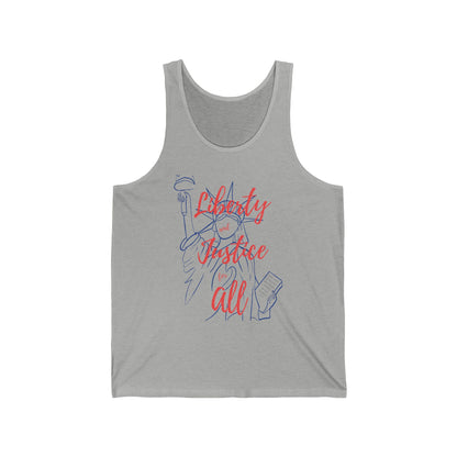 Liberty and Justice for All tank top | Statue of Liberty